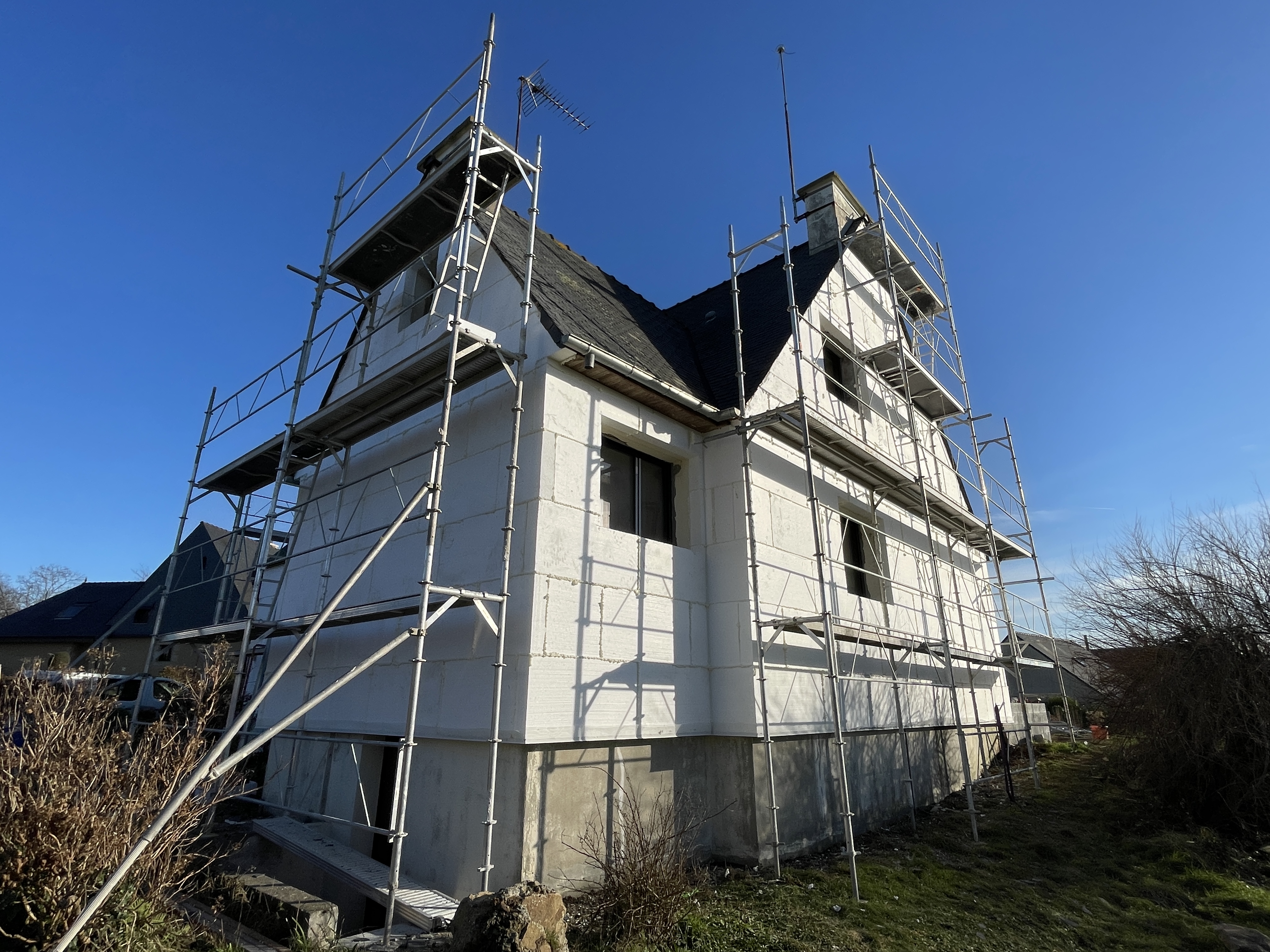 Isolation thermique par l'extérieur - Rénovation maison -
